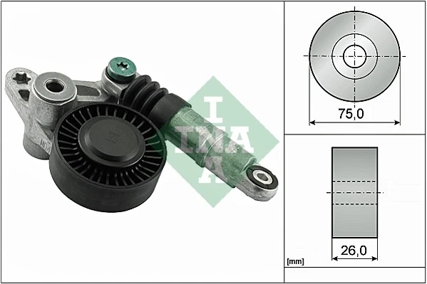 Belt Tensioner, V-ribbed belt